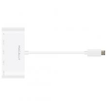 Hub MACALLY USB-C 3.1 - 4x USB-A e 1x USB-C 2/5