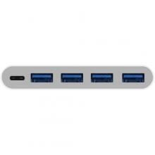 Hub MACALLY USB-C 3.1 - 4x USB-A e 1x USB-C 4/5
