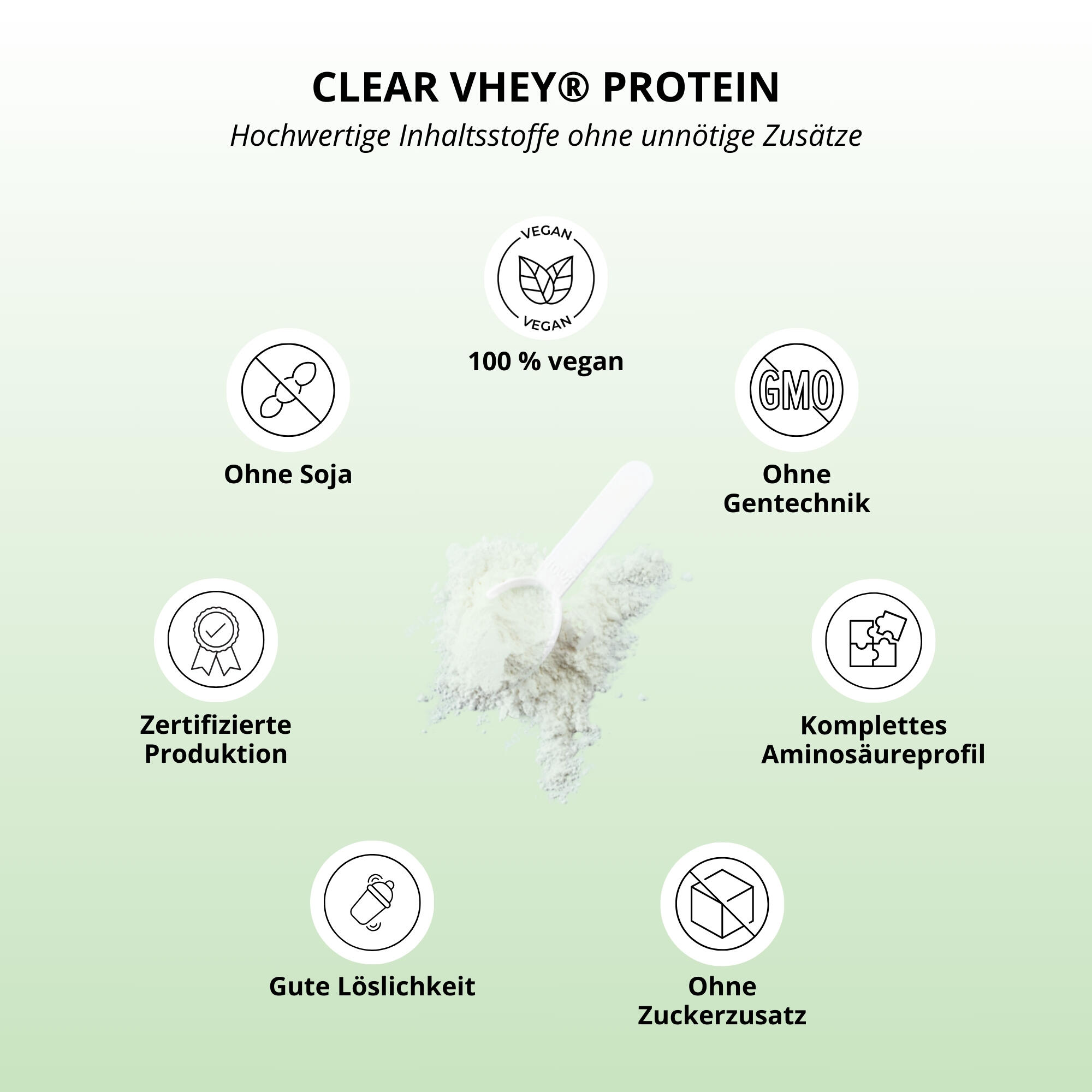 Clear VHEY 400 g - Manzana verde 4/6