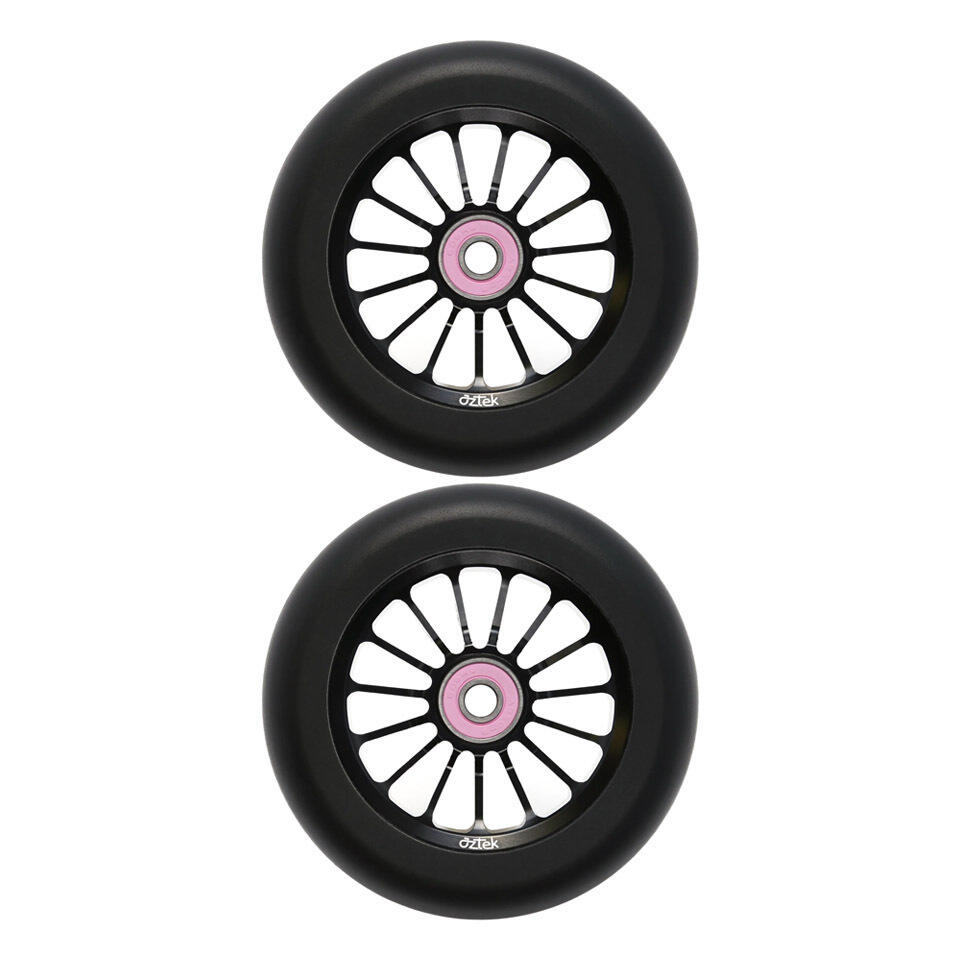 AZTEK Roue Architect 2 110mm Noir [x2] 3/4