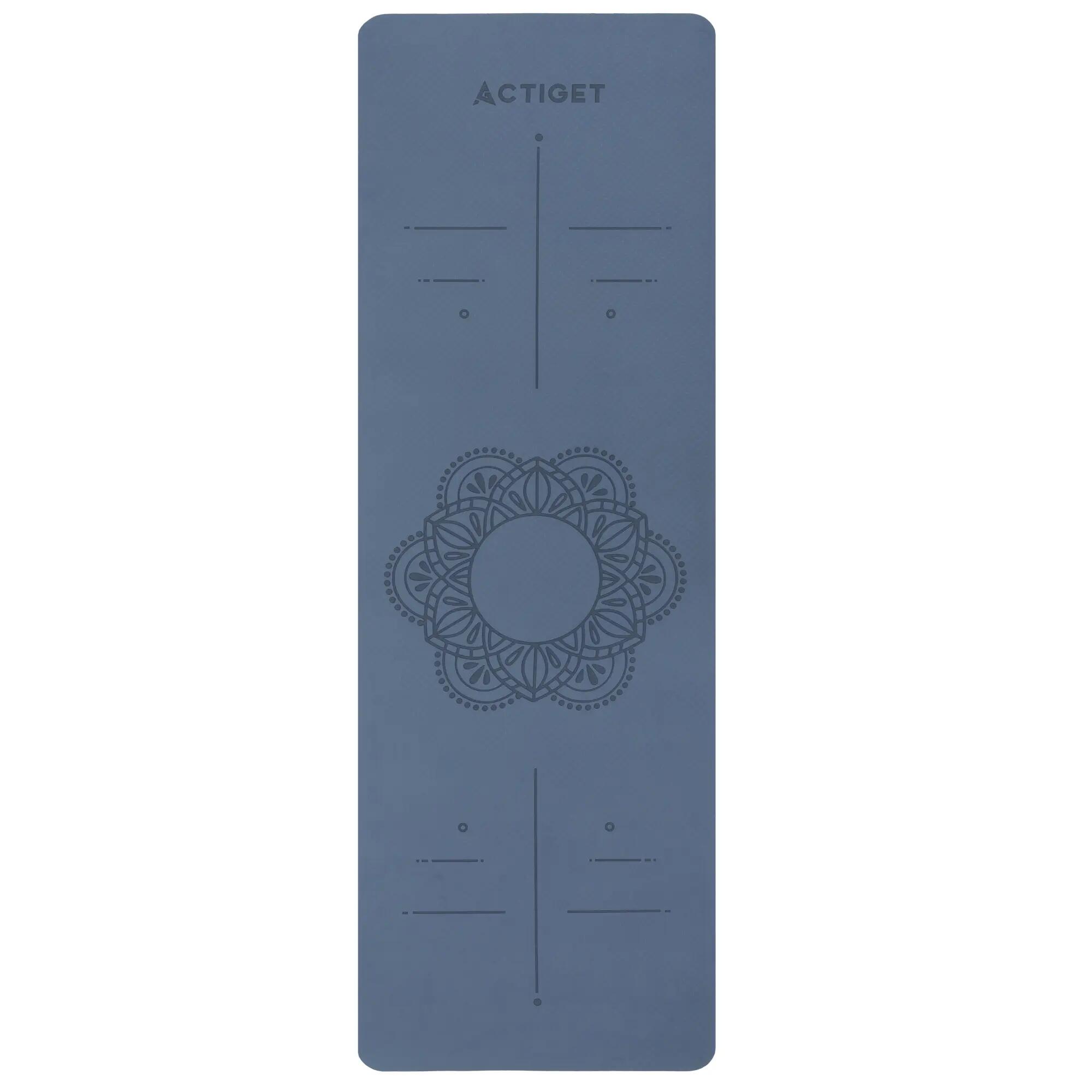 Mata do ćwiczeń Actiget antypoślizgowa 183x61 cm TPU z uchwytem 3/7