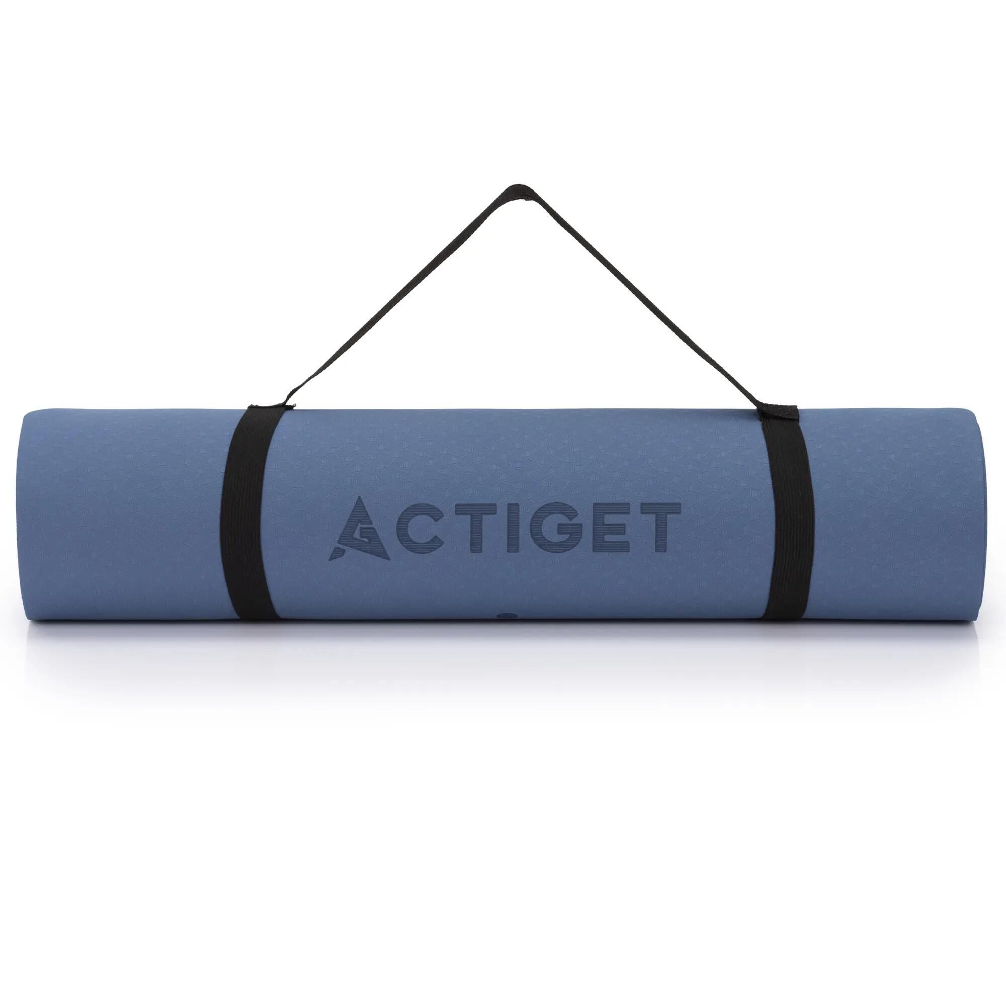 Mata do ćwiczeń Actiget antypoślizgowa 183x61 cm TPU z uchwytem