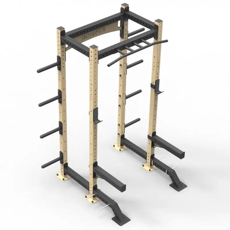 Half Rack Tank CrossLiftor - Rack de sentadillas compacto 80x80 mm 2/2