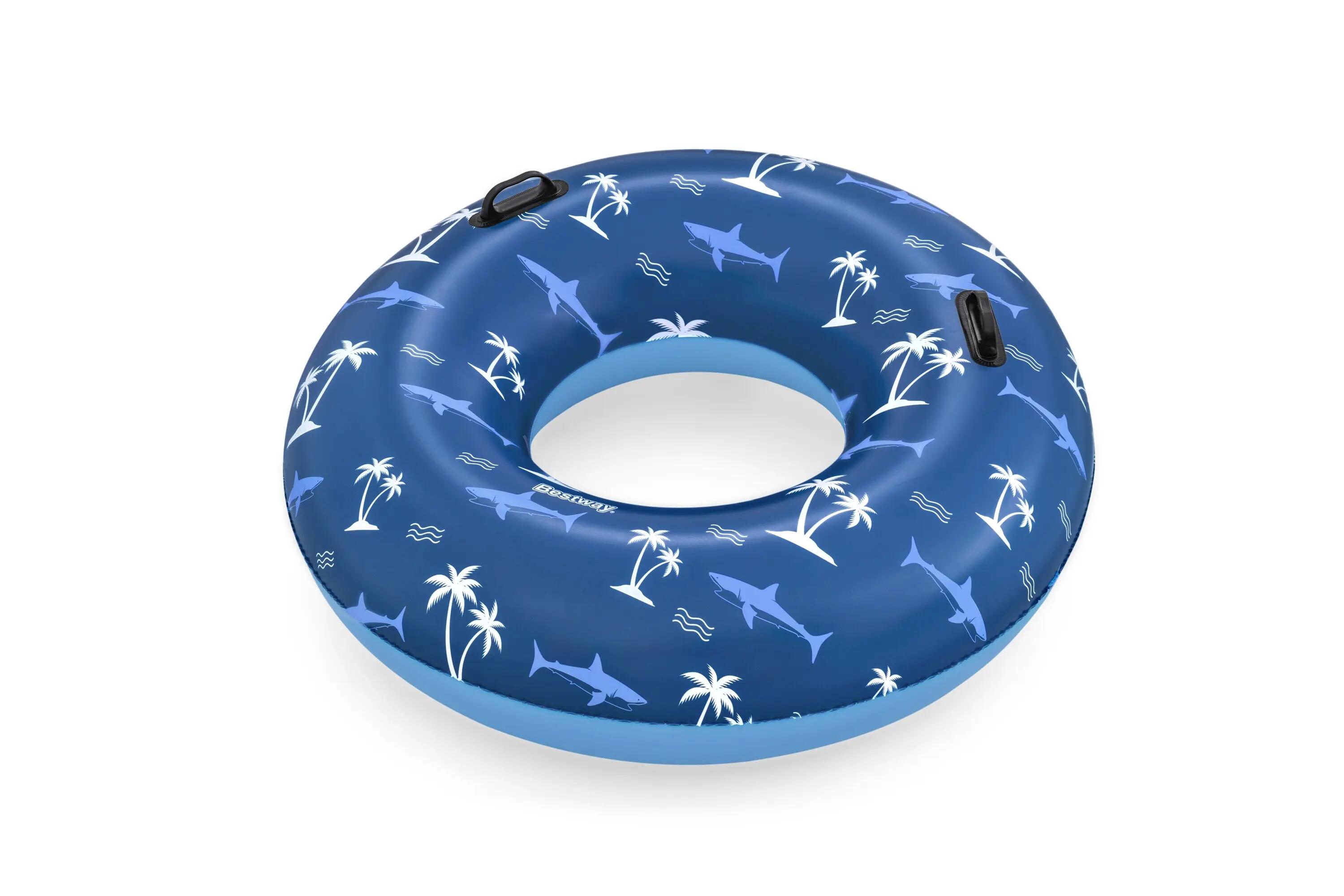 BESTWAY COLAC INOT GONFLABIL NAUTICAL 119 CM, Albastru 2/4