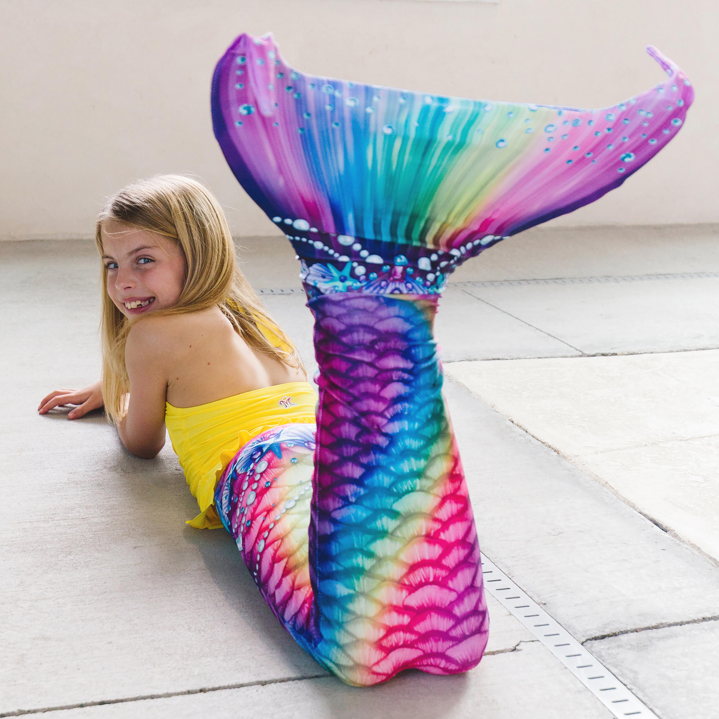 Fin Spaß Meerjungfrau FANTASY RAINBOW HEAVEN L/XL 2/4