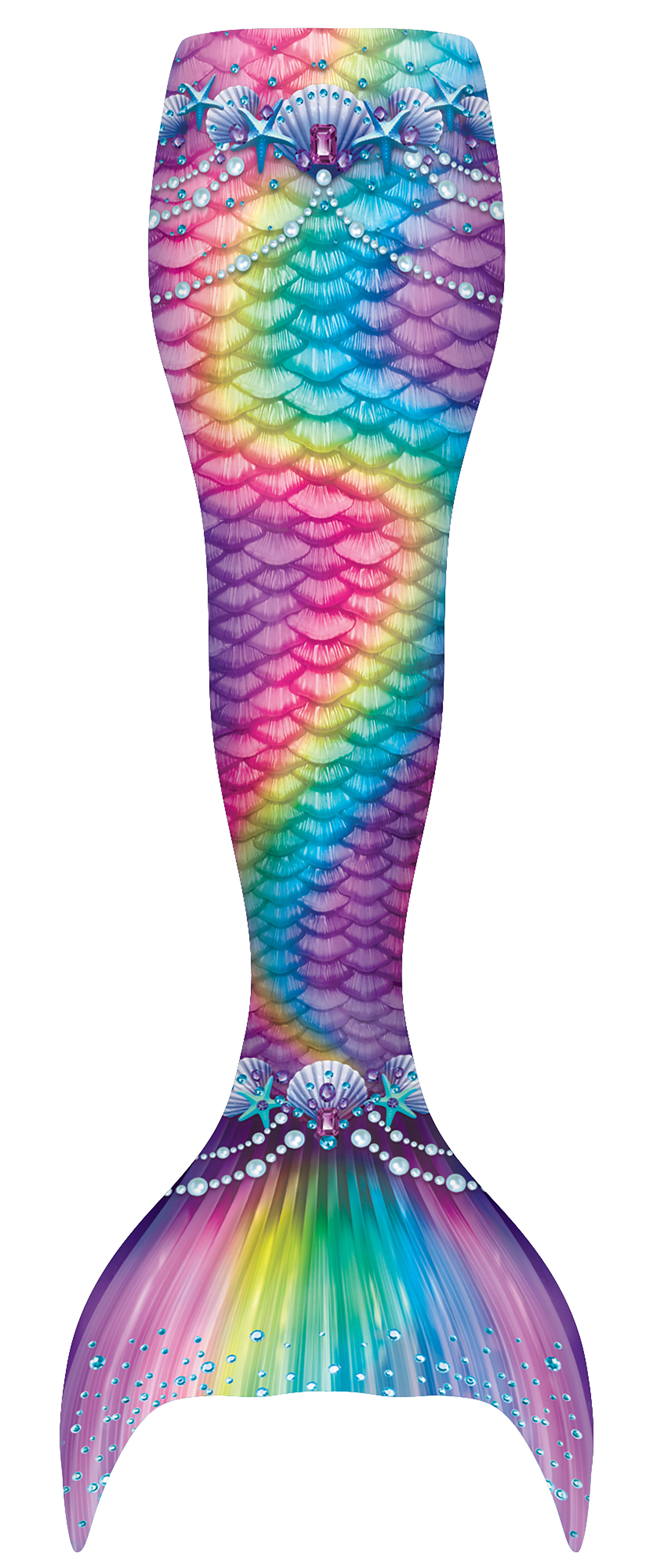 Fin Spaß Meerjungfrau FANTASY RAINBOW HEAVEN L/XL 4/4