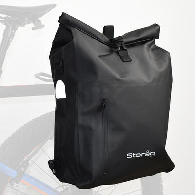 Borsa laterale/zaino impermeabile 3in1 da 25L bicicletta da montare portapacchi