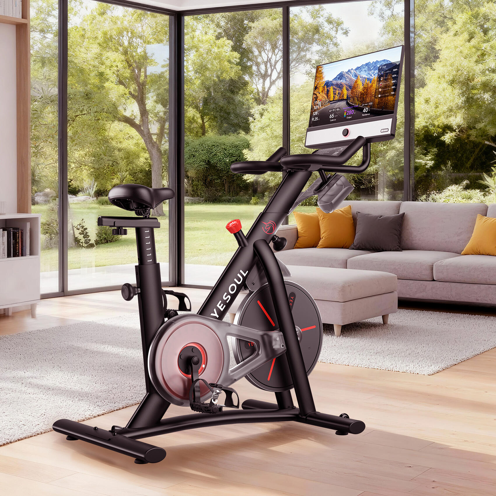Cyclette YESOUL G1MP, 21,5" LED-FHD, 100 livelli 5/7