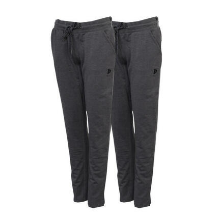 Lot de 2 pantalons de jogging extensibles pour femmes Nadia, coupe droite.
