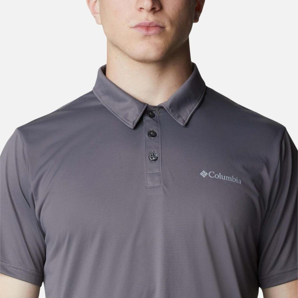 polo manches courtes Columbia Hike™ Polo HOMME gris 3/5