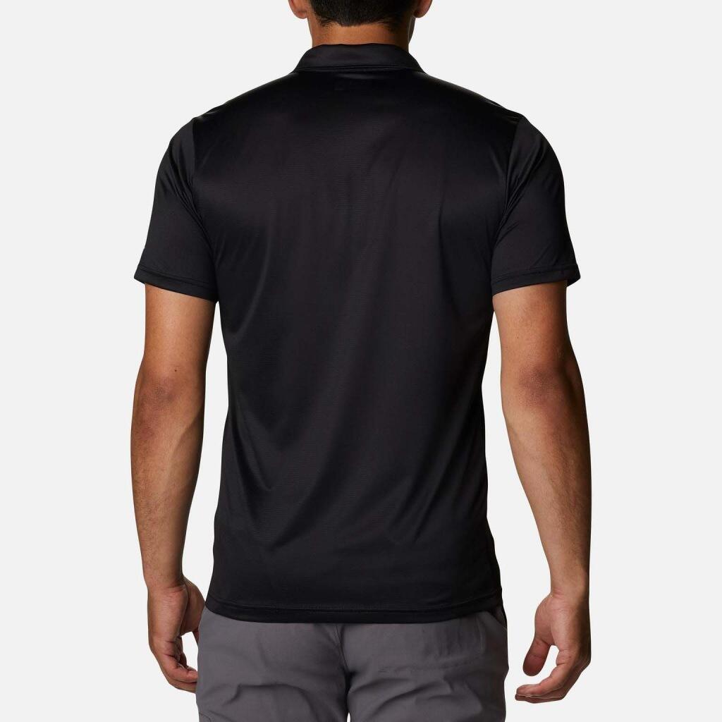 MEN'S Poloshirt kurzarm Columbia Hike™ Polo SCHWARZ 2/5
