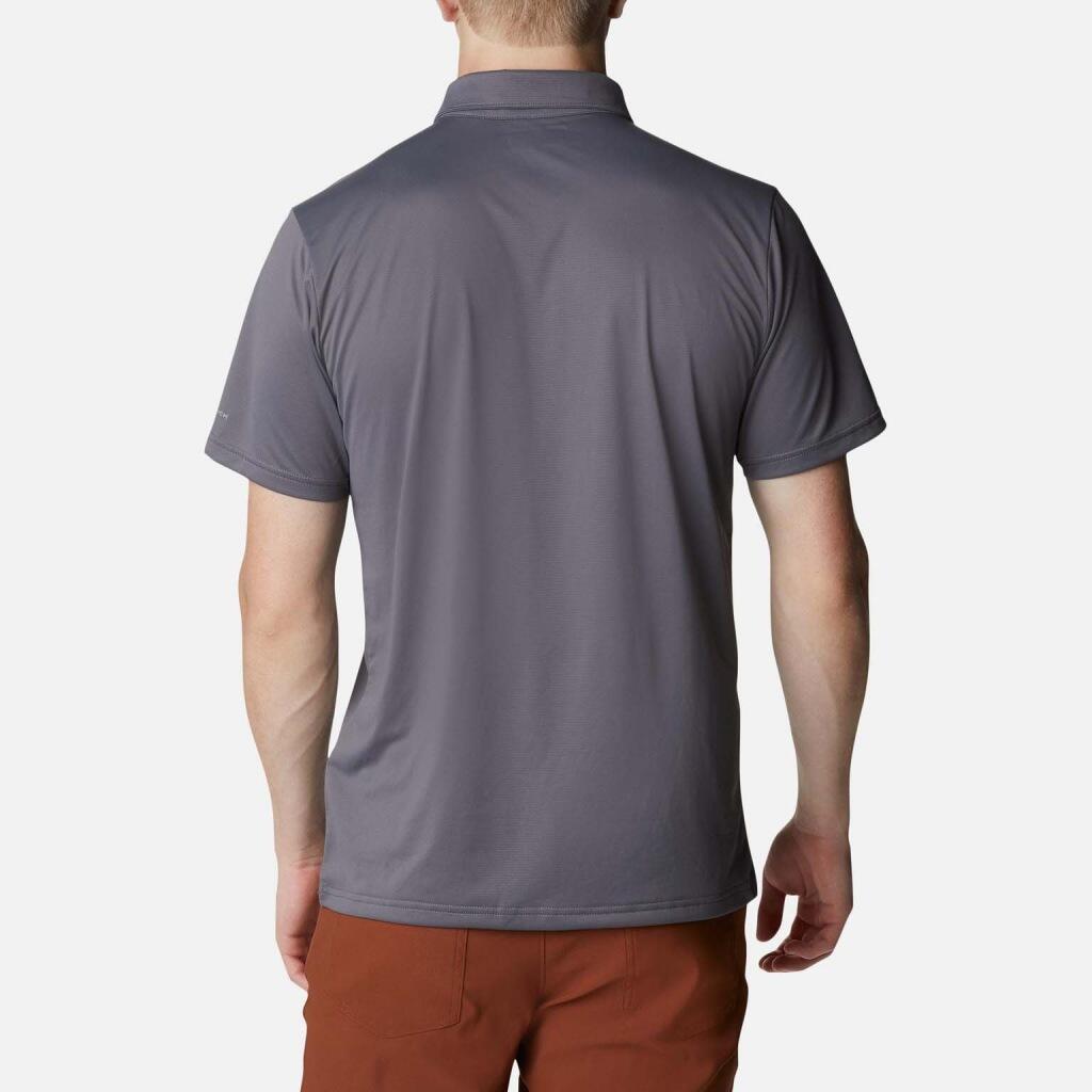 polo manches courtes Columbia Hike™ Polo HOMME gris 2/5