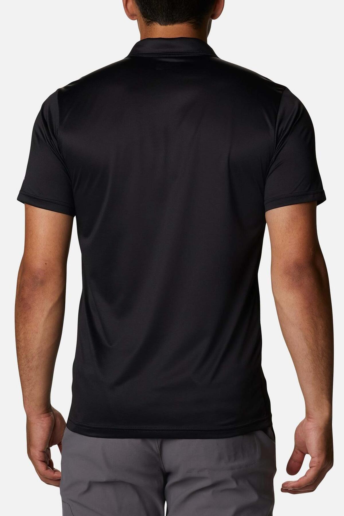 MEN'S Poloshirt kurzarm Columbia Hike™ Polo SCHWARZ 5/5