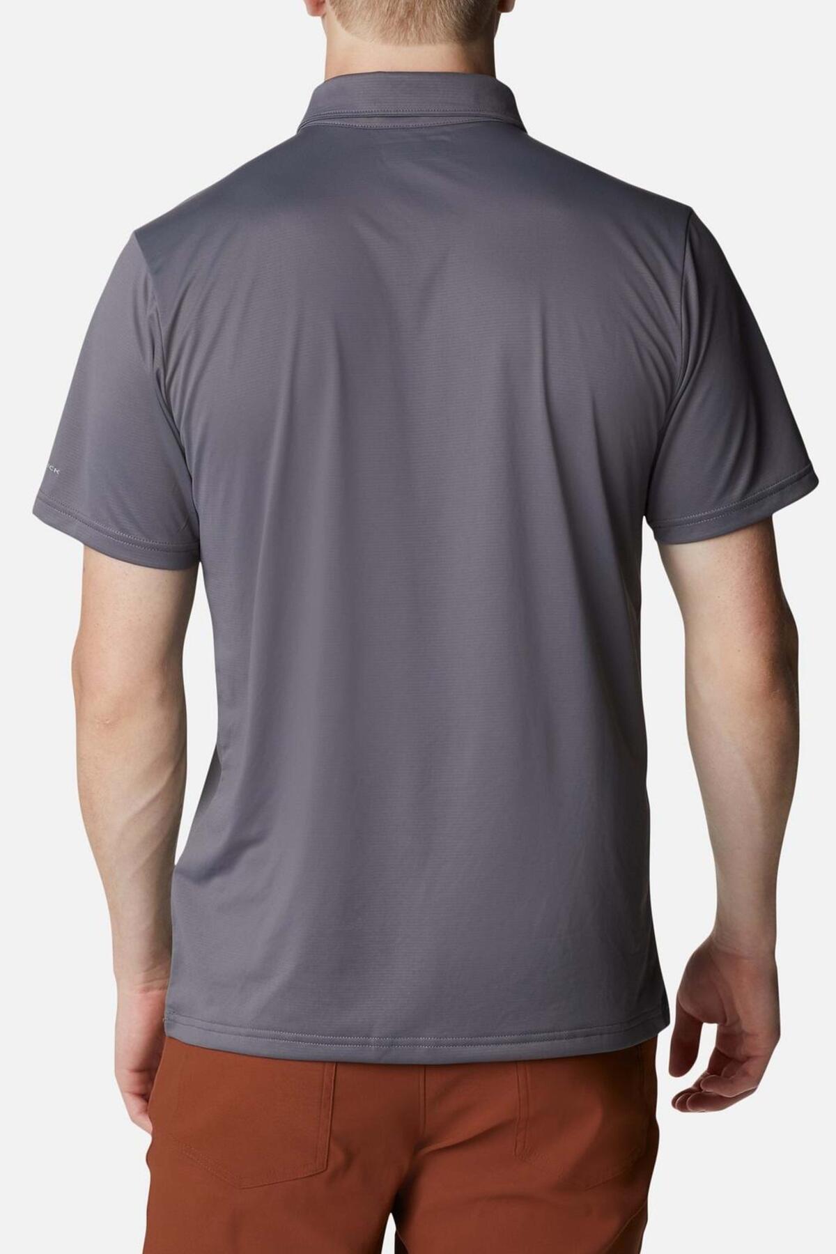 polo manches courtes Columbia Hike™ Polo HOMME gris 5/5