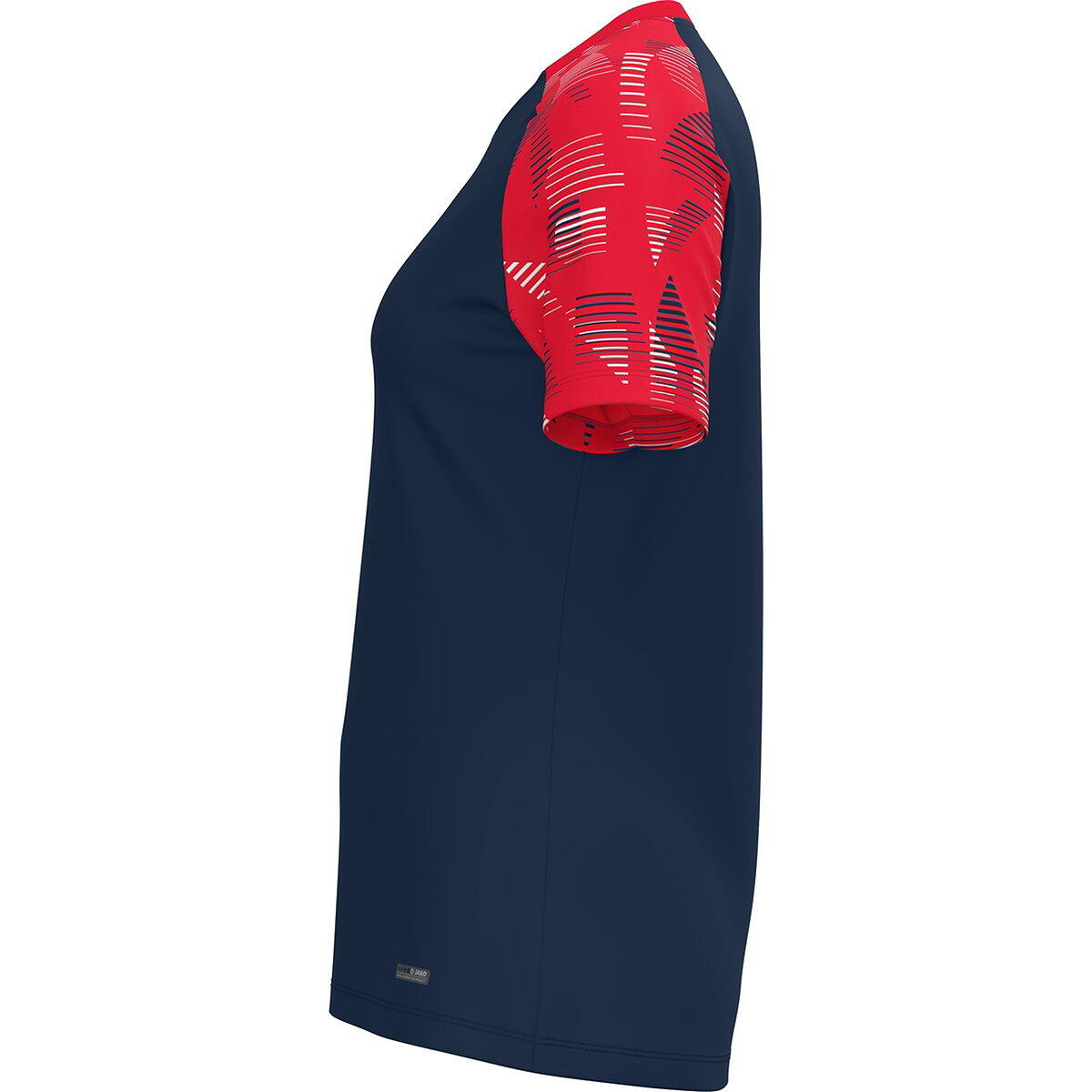 Jako Sonic T-shirt Dames - Marine / Rood - Maat 38/40 3/4
