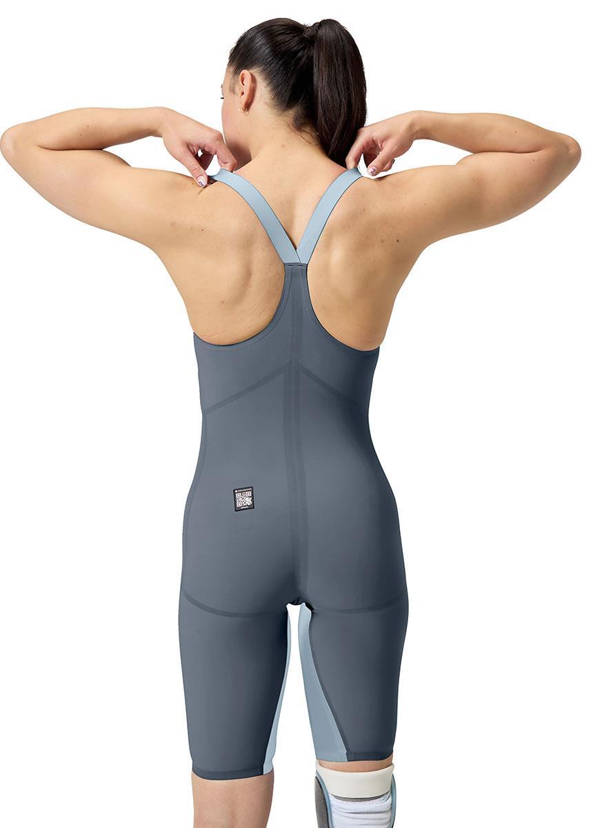 Speedo Fastskin LZR Pure Valor 2.0 Dos chiuso Kneeskin - Grigio/Blu 3/6