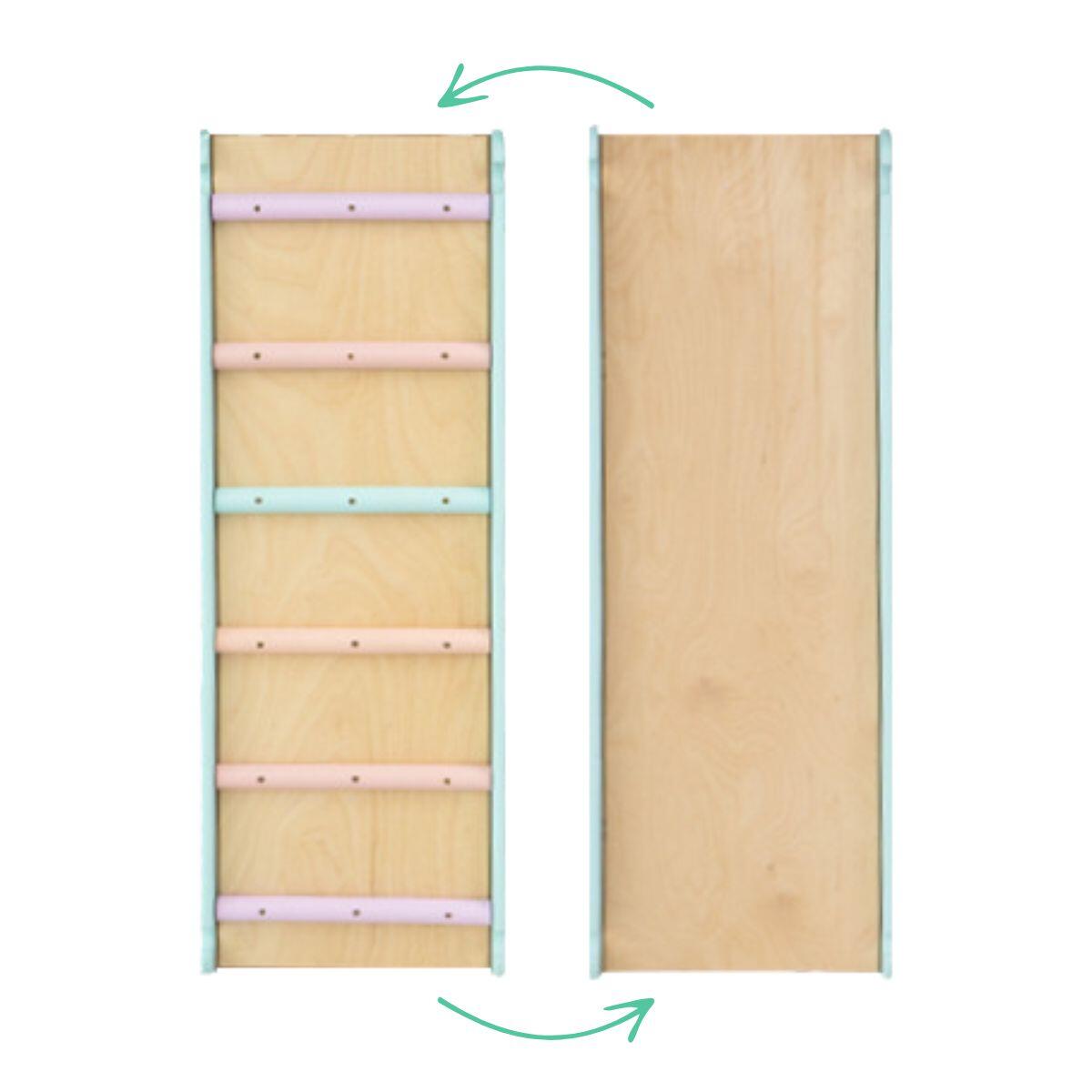 Woodiko doppelseitige Rutsche - Holz-pastell 4/7