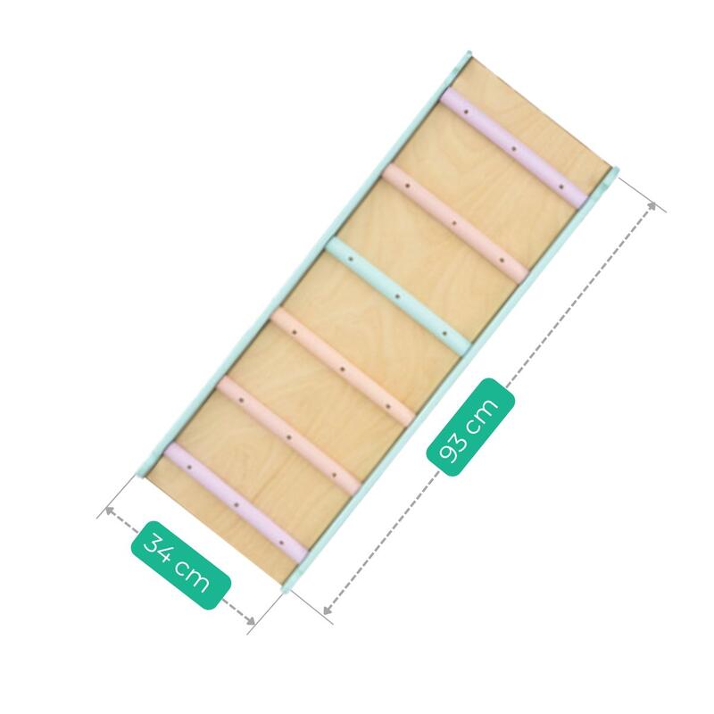 Woodiko slide față-verso - lemn-pastel