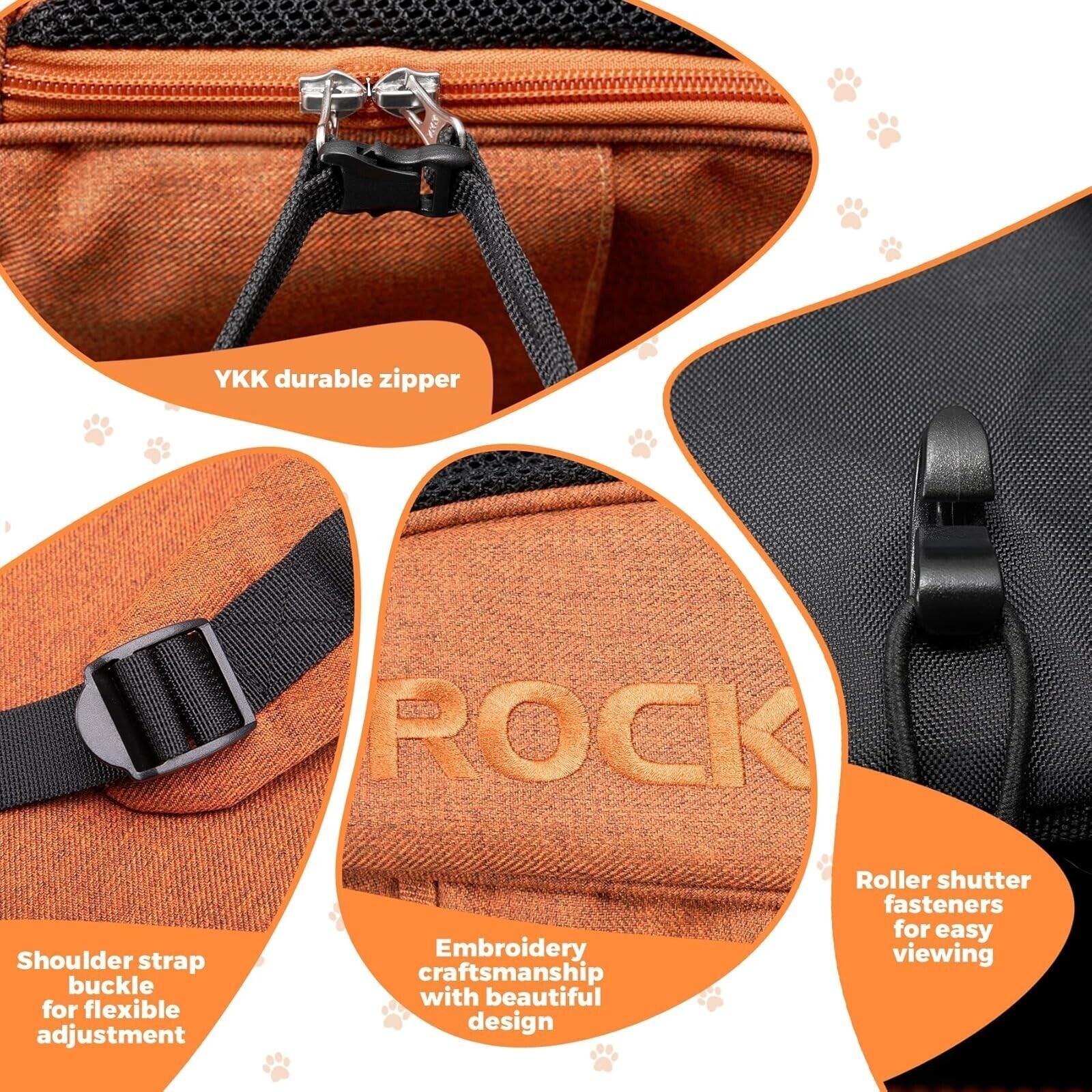 ROCKBROS Fahrrad Lenkertasche 2 in 1 Haustier Rucksack 6/7