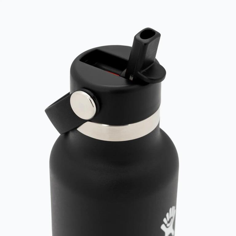 HYDRO FLASK Butelka 21 Oz Standard Flex Straw Cap 621 ml Black 3/7
