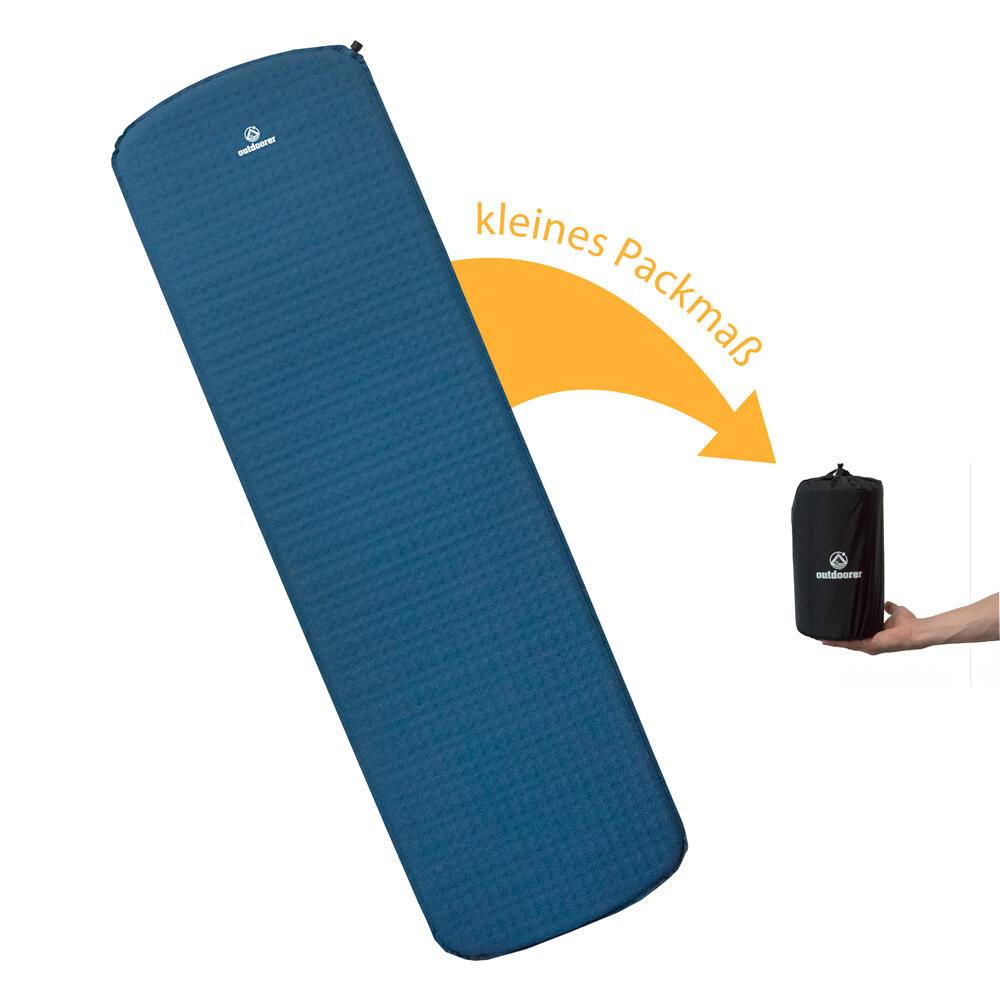 Isomatte Trek Bed 1 - Selbstaufblasend, Leichtgewicht, kleines
Packmaß 6/7