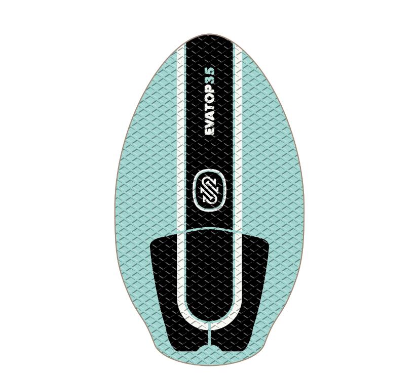 Eva 35 - Skimboard aus Holz 1/2