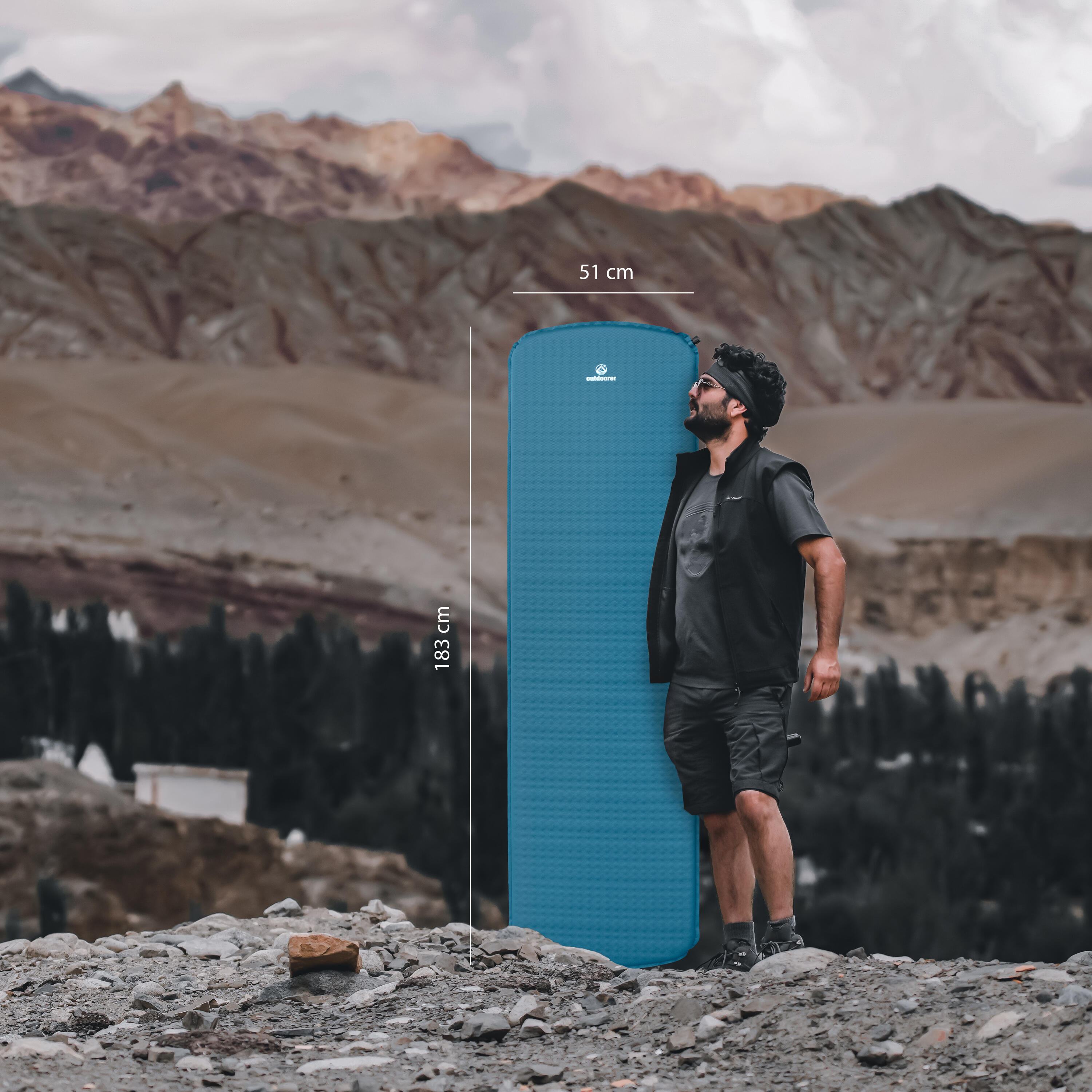 Isomatte Trek Bed 1 - Selbstaufblasend, Leichtgewicht, kleines
Packmaß 5/7