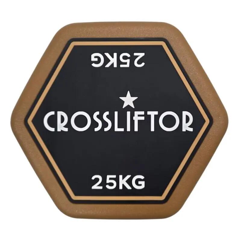 Mancuerna hexagonal Color 2.0 CrossLiftor - 25 kg 3/5