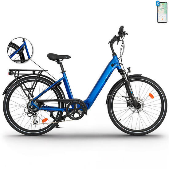 Reconditionné - UB100B | Ebike Urbain | Autonomie max. 140km | Bleu | 28