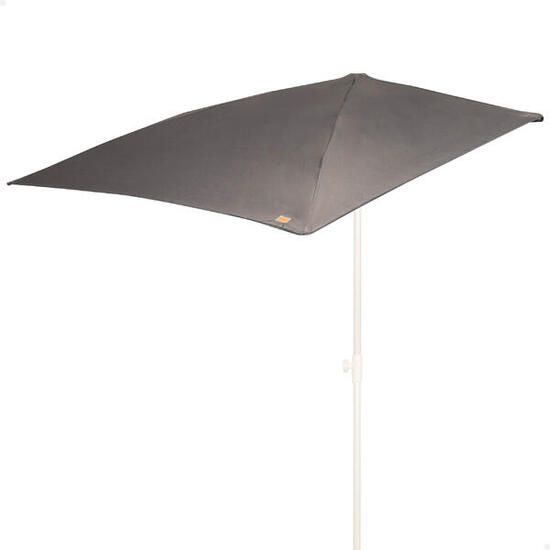 Aktive Parasol mural rectangulaire gris pour jardin 160x100 cm