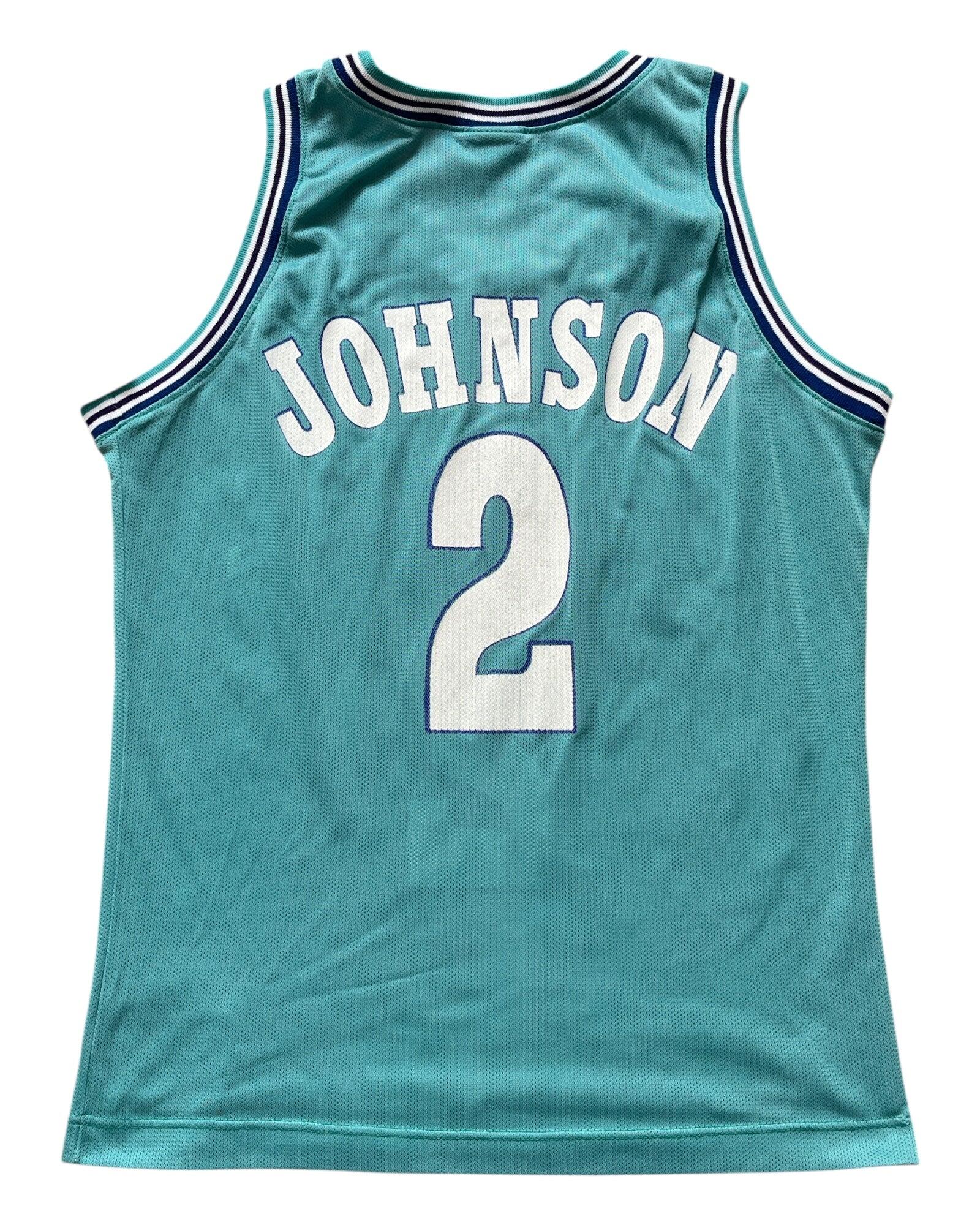 Second hand - Maglia NBA Charlotte Hornets 1991/1994 Johnson - Stato eccellente 2/2