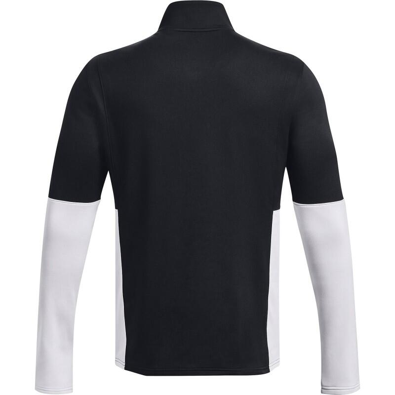 Sudadera - Fútbol - Hombre - UA RUSH, Cremallera ¼ - Negro 3/5