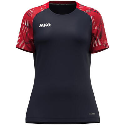 Jako sonic t-shirt dames - marine / rood - maat 38/40