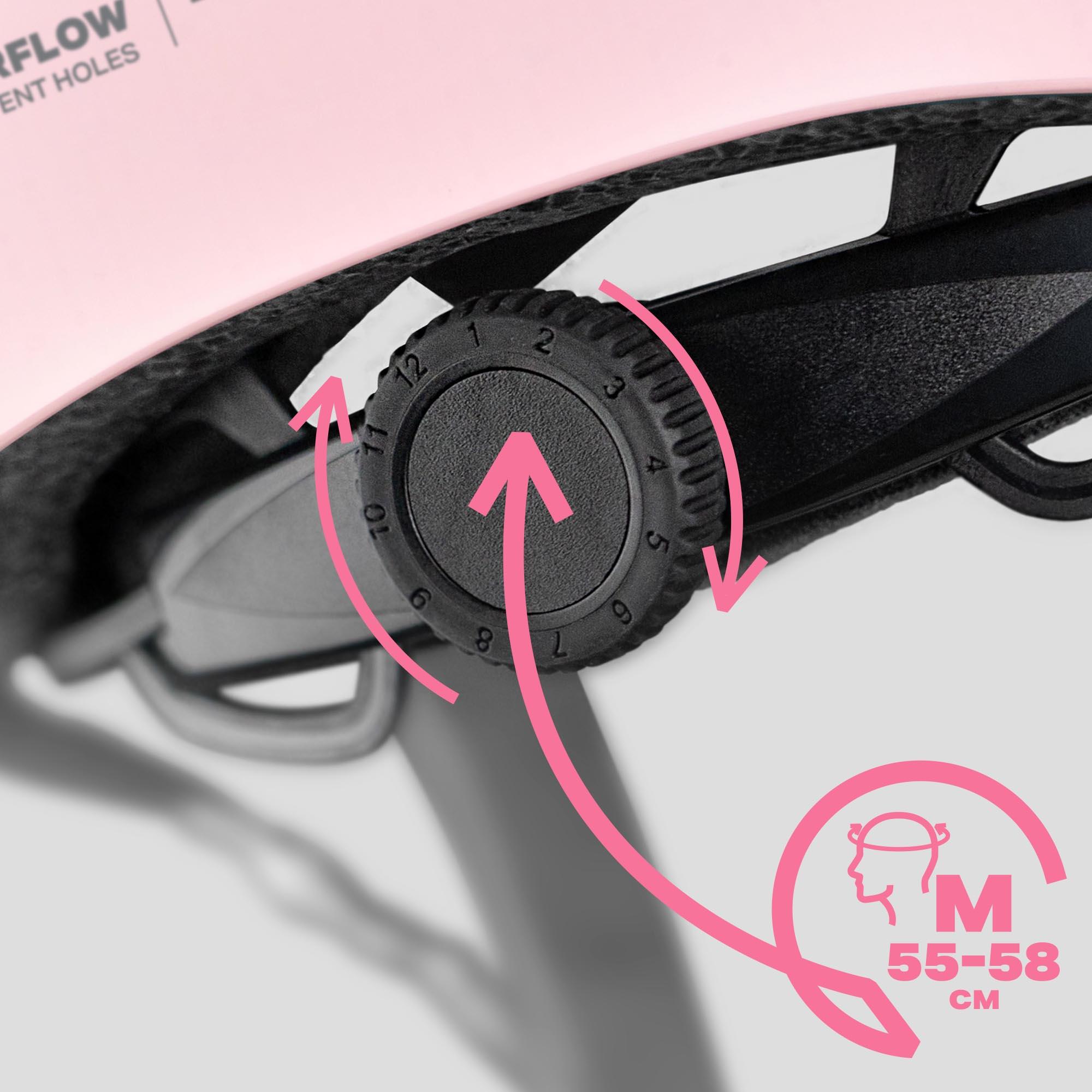 Kask rowerowy miejski Movino Element z systemem Dial-Fit -Rower Rolki Hulajnoga 6/7