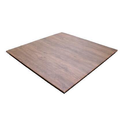 Carrelage de sol sportif aspect bois - Noyer - 100 x 100 cm - 15 mm