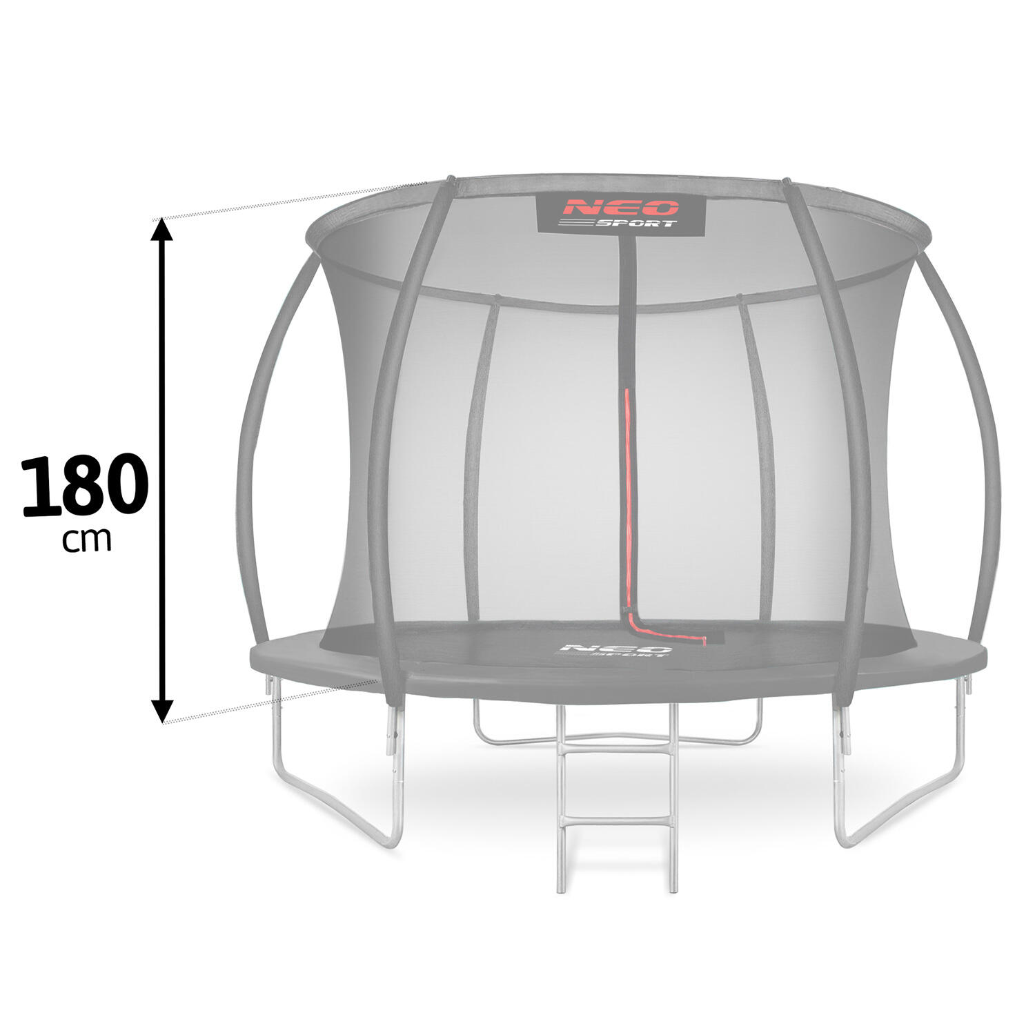 Siatka wewnętrzna do trampolin Neo-sport 252 cm 8 ft 2/7