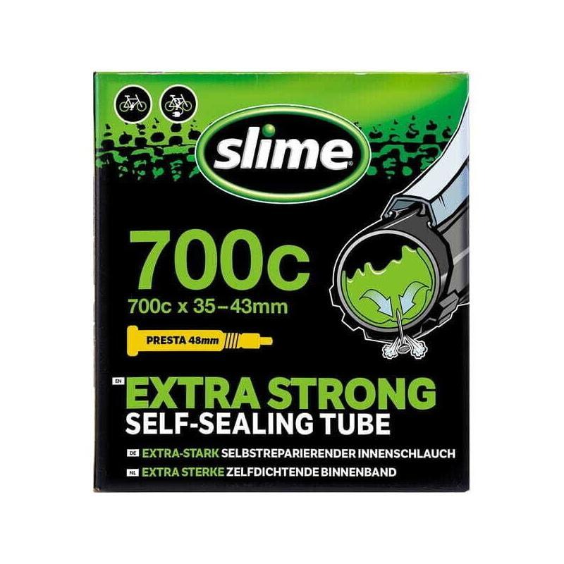 Cámara De 700x35 43 Antipinchazos Válvula Presta 48mm Slime 1/1