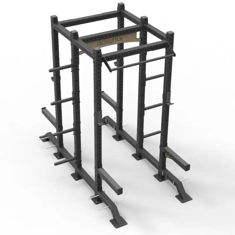 CrossLiftor Double Half Rack Tank - Rack squat 2 postes acier 1/2