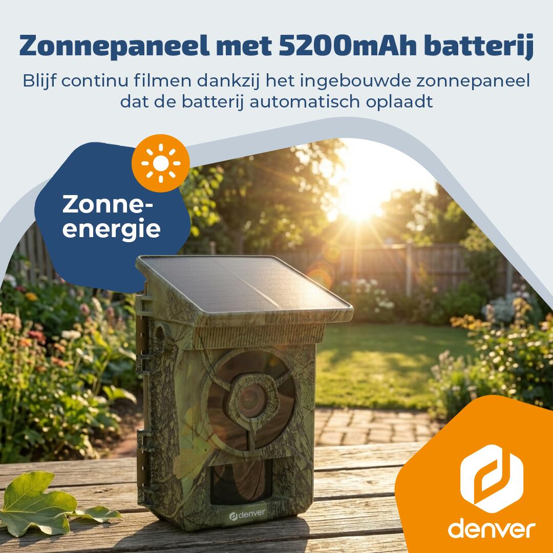 Wildcamera met Nachtzicht - 4K - Waterdicht - Accu -WSW8120 7/7