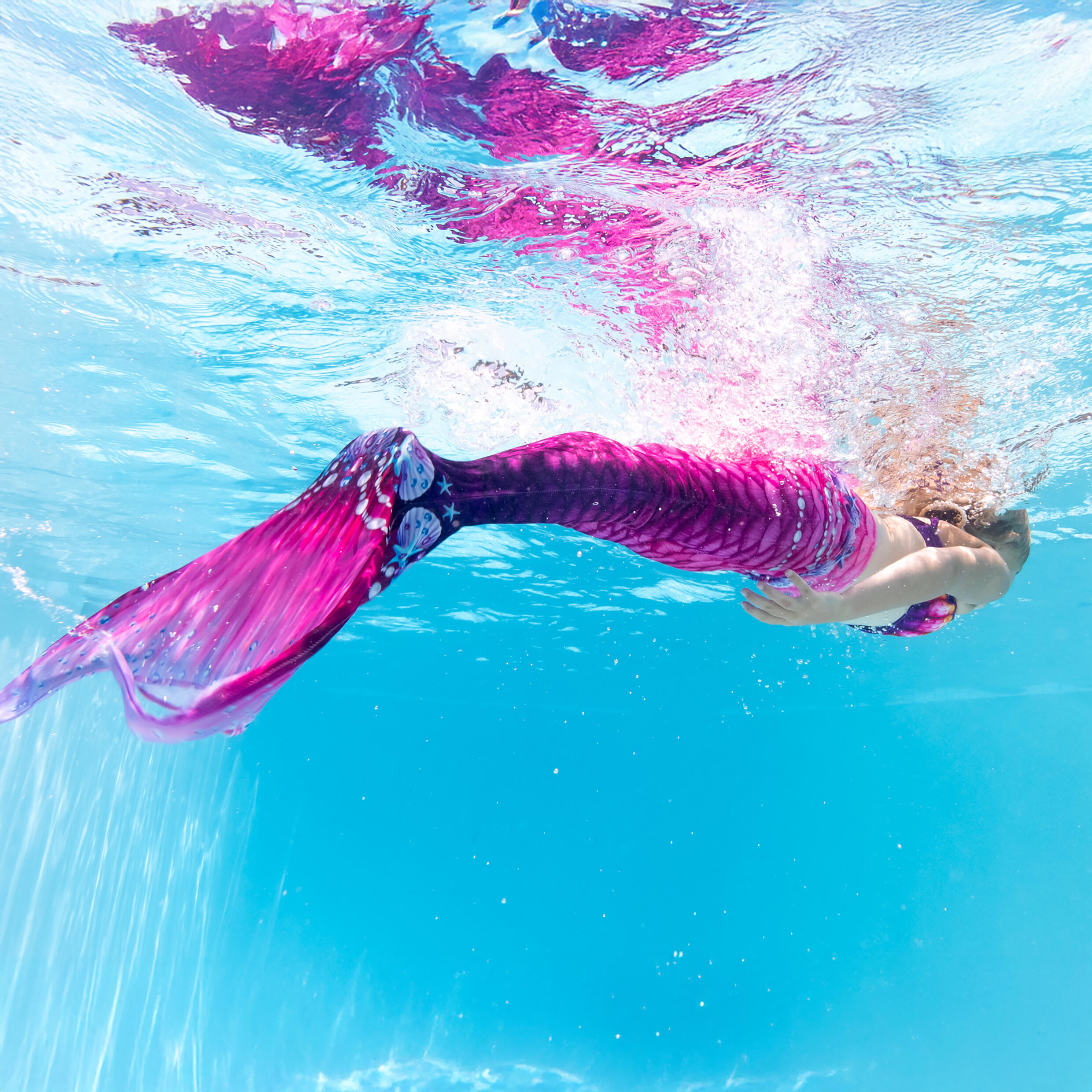 Fin Fun Meerjungfrau FANTASY PINK DELIGHT L/XL 5/6