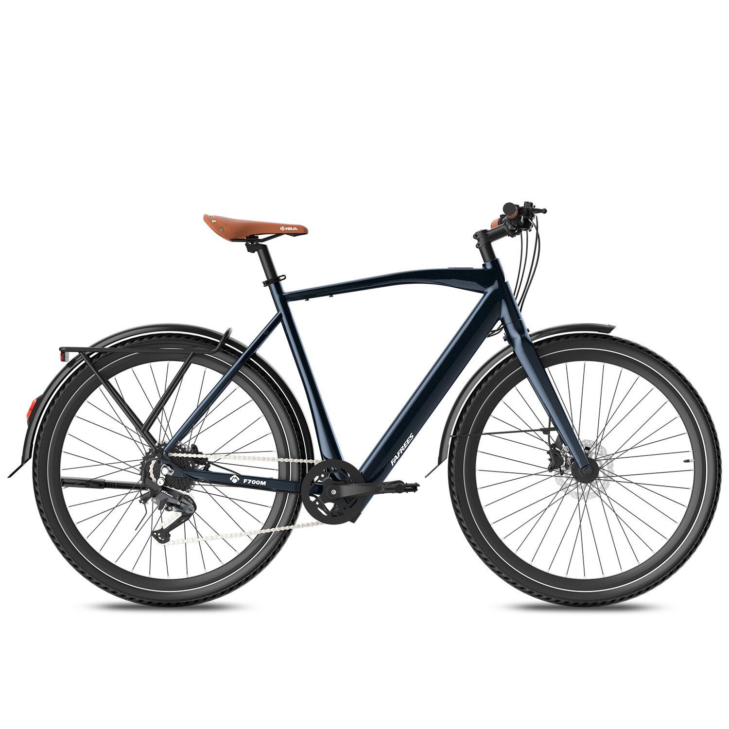 Vélo électrique adulte F700M, moteur 250W, batterie 36V 10Ah, 9 vitesses, 25km/h 2/7