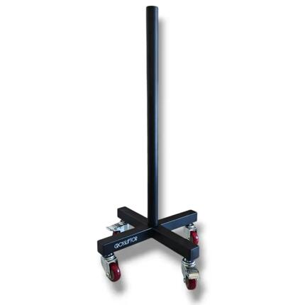 Rangement vertical pour bumpers sur roulettes