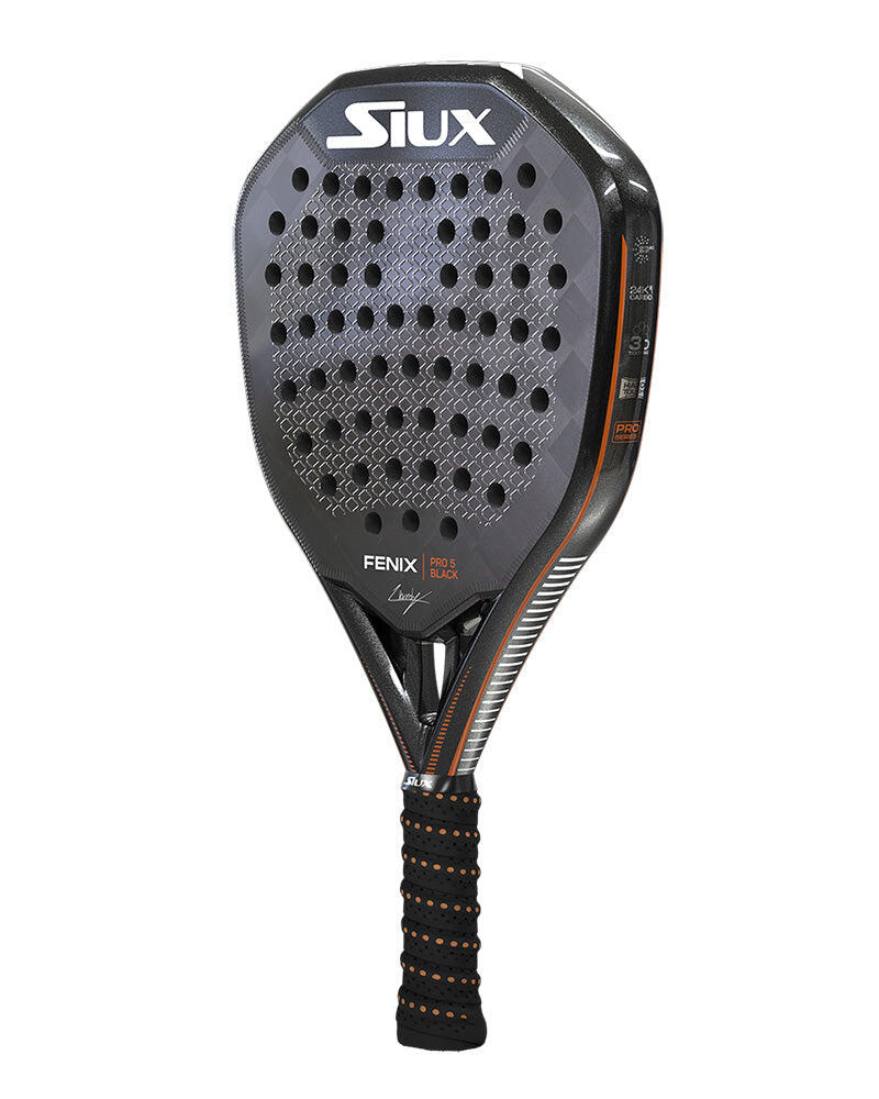 Siux – Professioneller Padel-Schläger Fenix Pro 5 Black in Diamantform 5/5