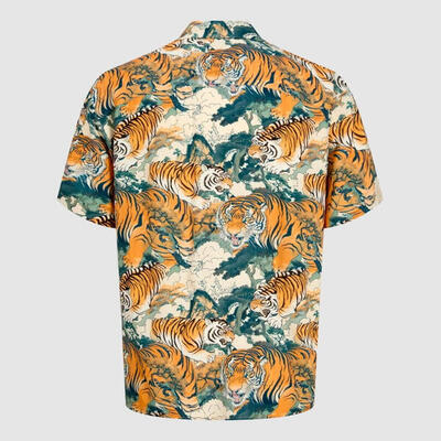 Jack & jones tokyo resort ss zwarte overhemd