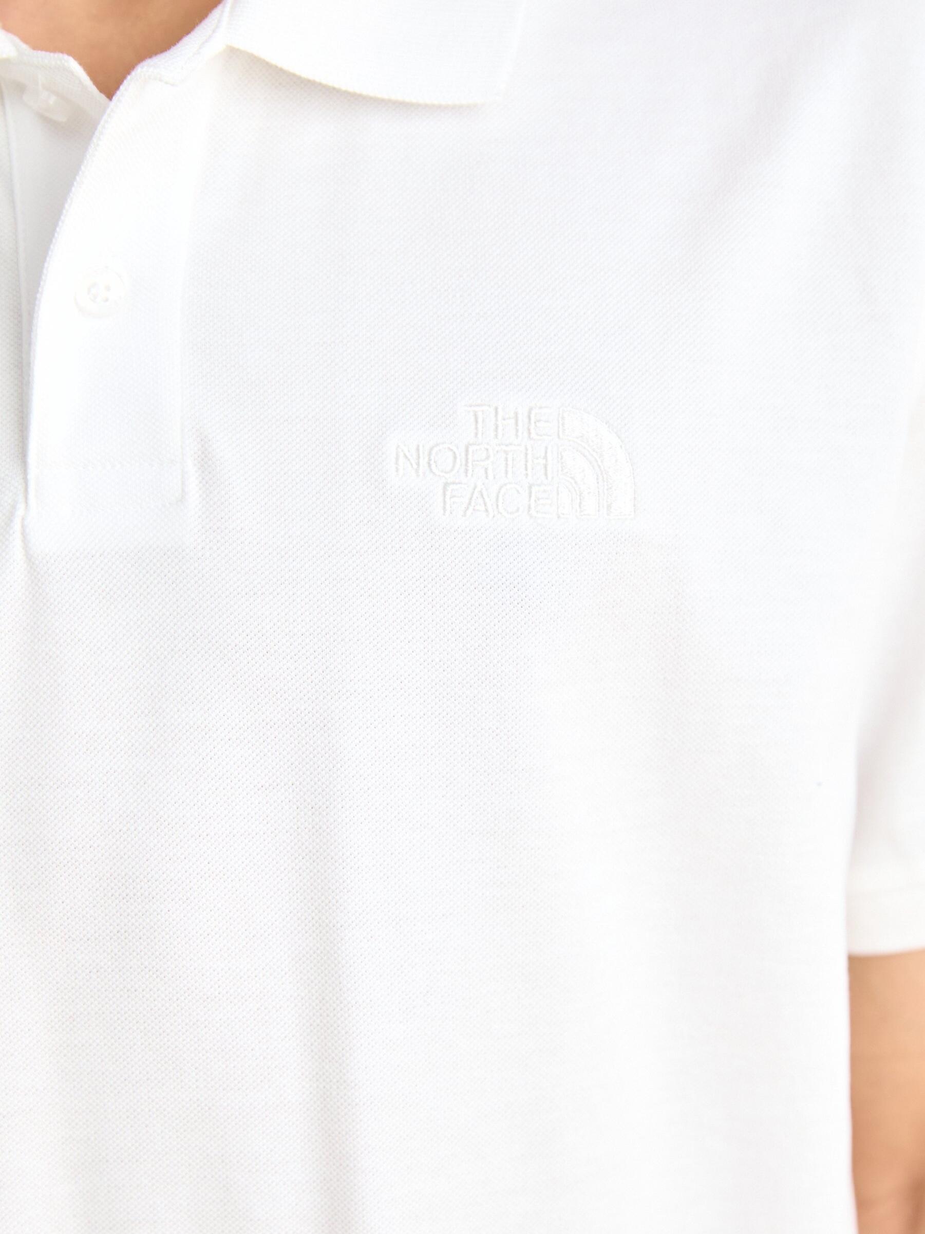 The north face - Camisa pólo branca NF0A8C1PFN4 5/5