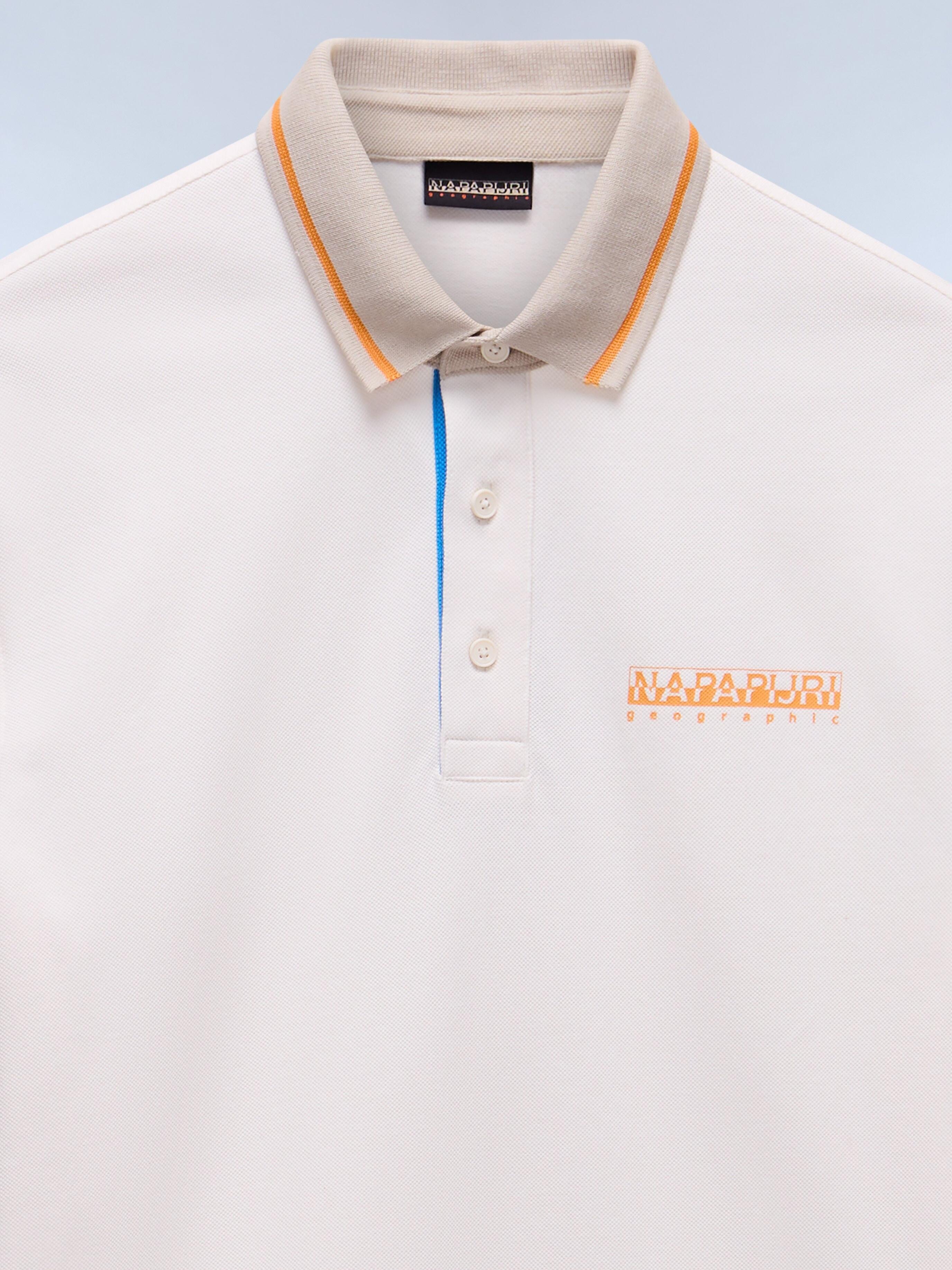Polo maniche corte Uomo E- ZERI Panna 6/6