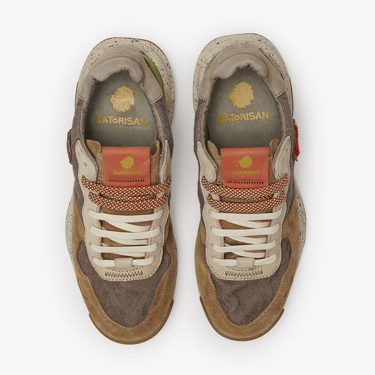 Sneakers Satorisan Chacrona Linnen Olive 4/7
