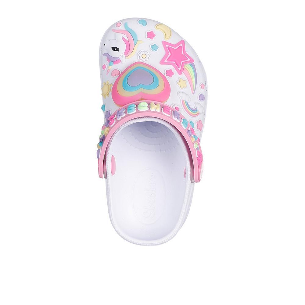 Sandalias Sckechers Niña Rosa 3/4