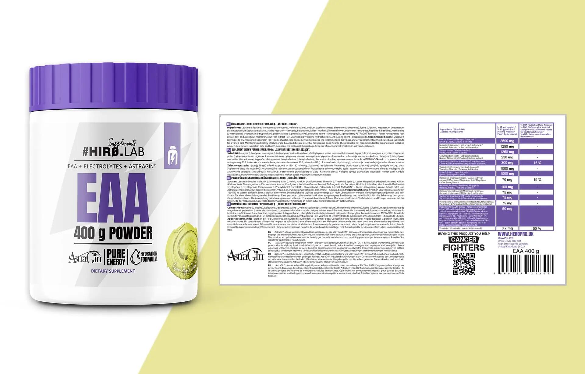 Hiro Lab EAA 400g Green Apple 4/4