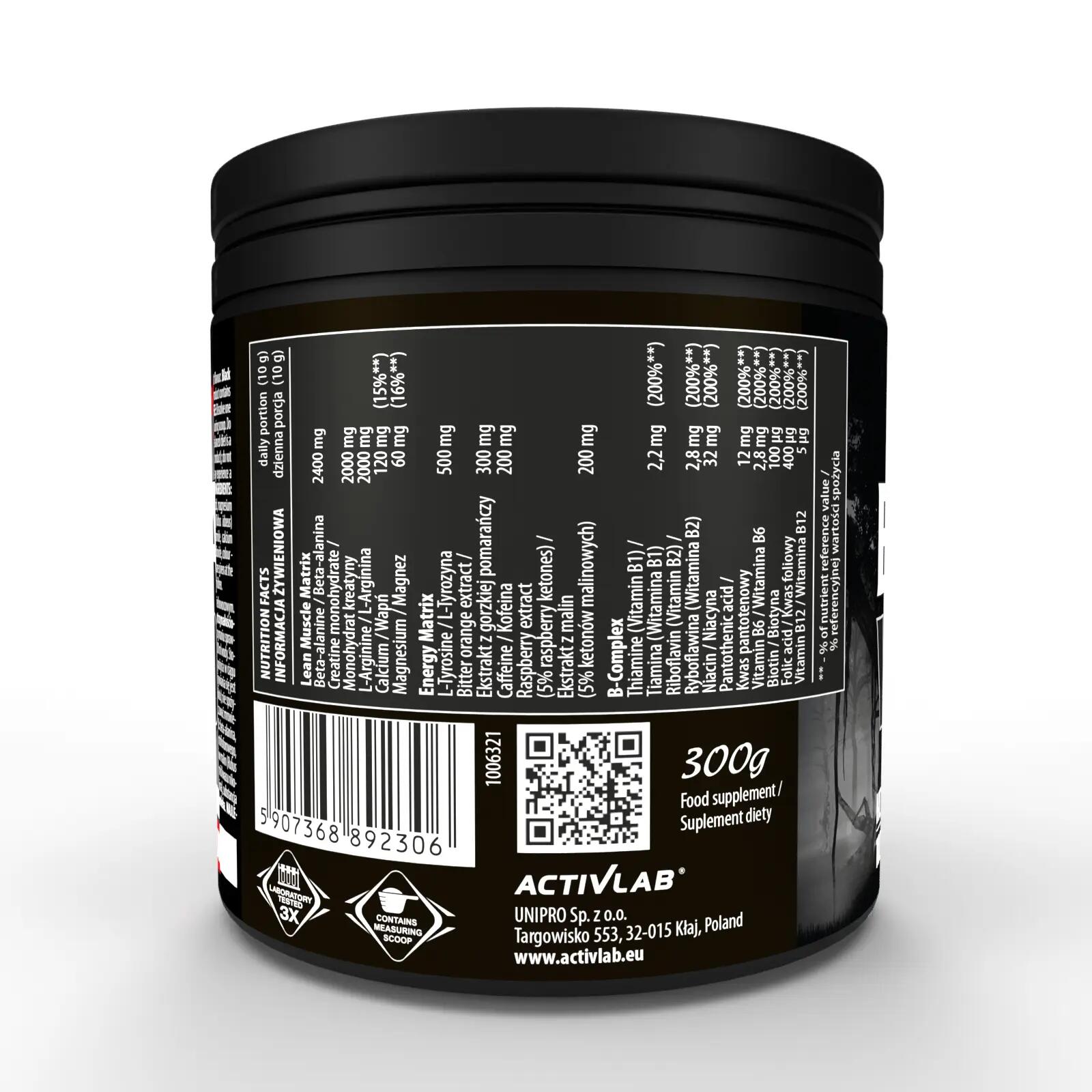 Activlab Black Wolf 300g Multifruit 3/5